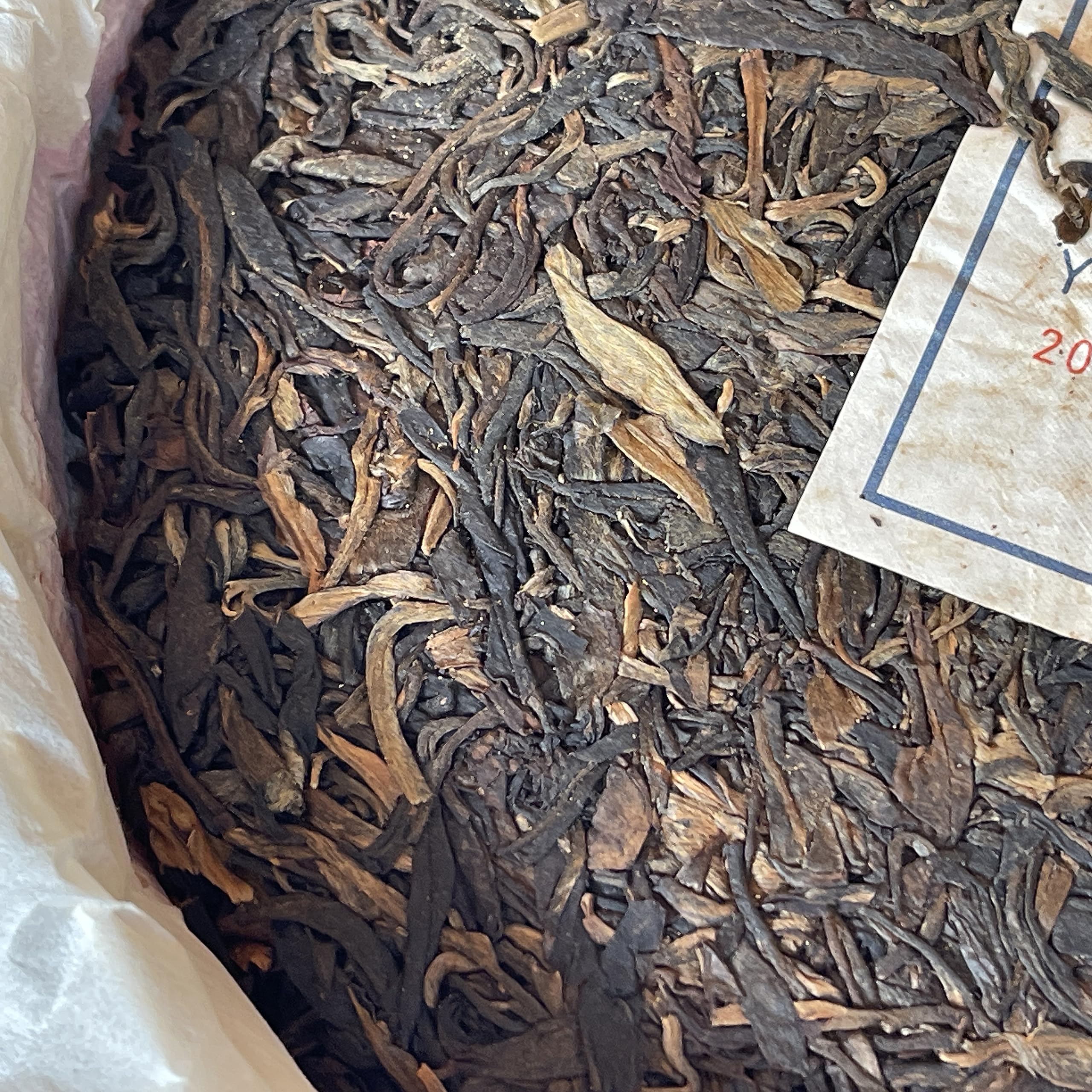 Pu-Erh tea,2012,The Tea Tree,Euler,399g,Raw