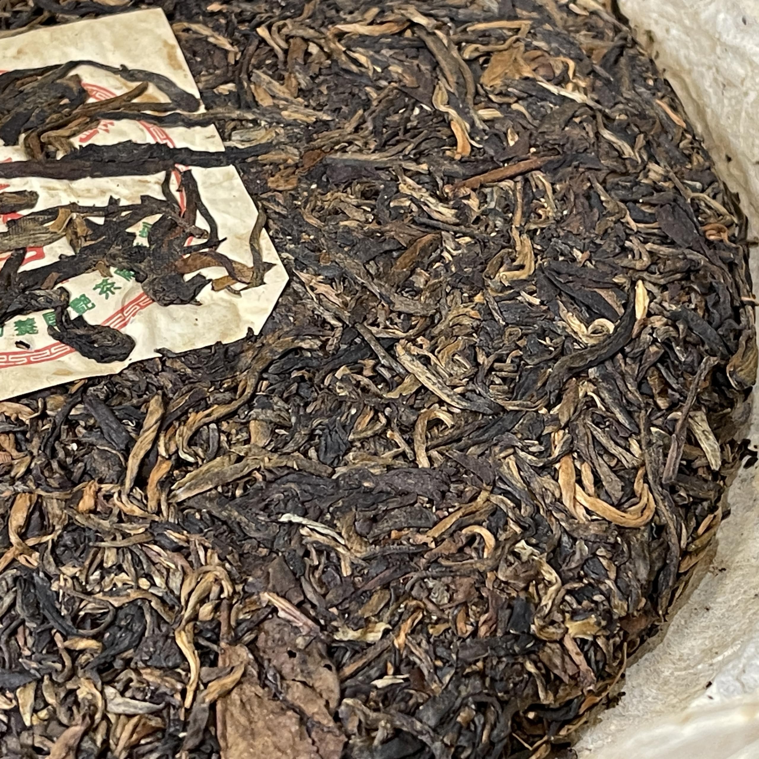 Pu-Erh tea,2006,Xishuangbanna,Yunnan Banzhang Ancient Tree Green Cake,380g,Raw