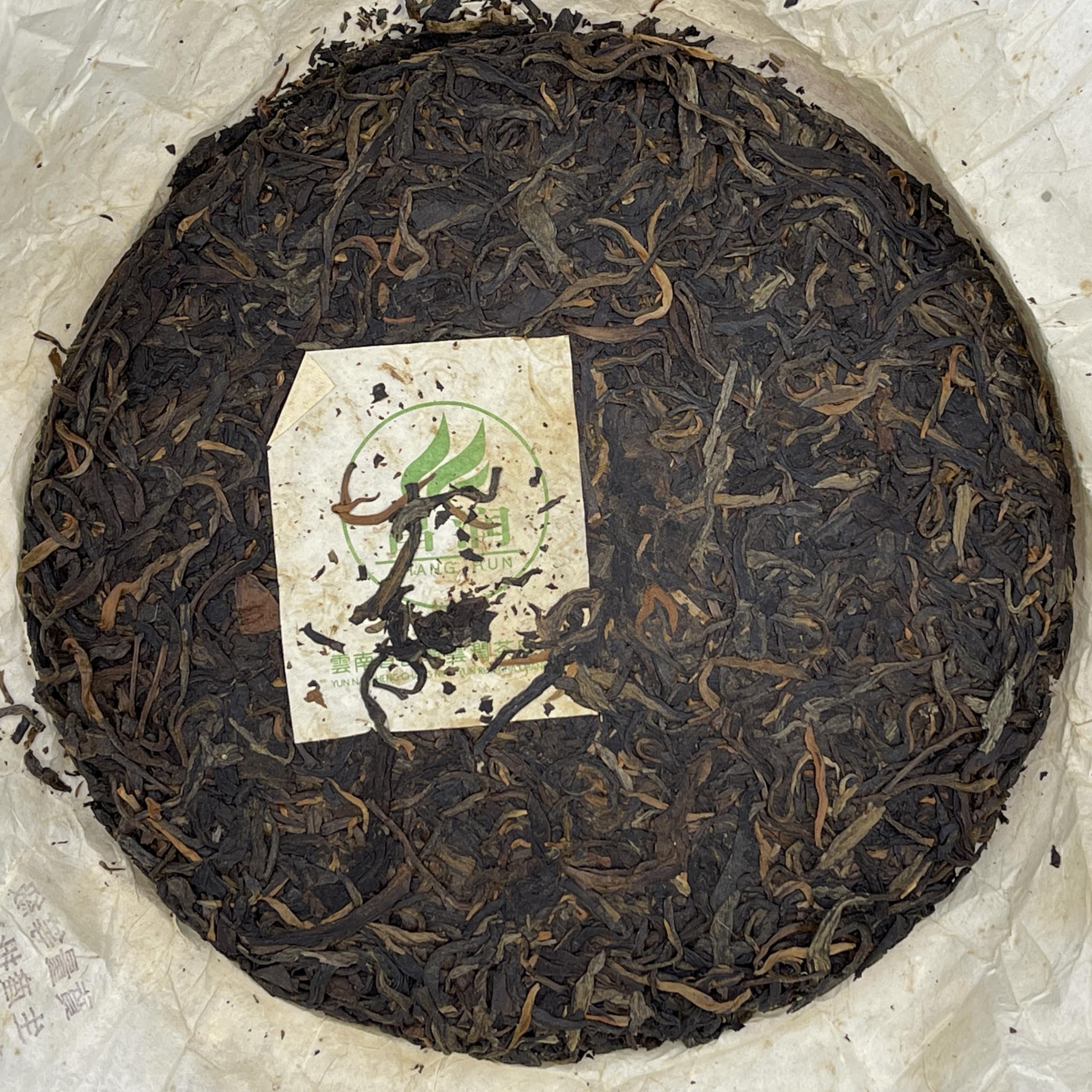 2007 Changrun Ancient Tree Raw Pu-erh Tea Cake, 357g, from Yunnan