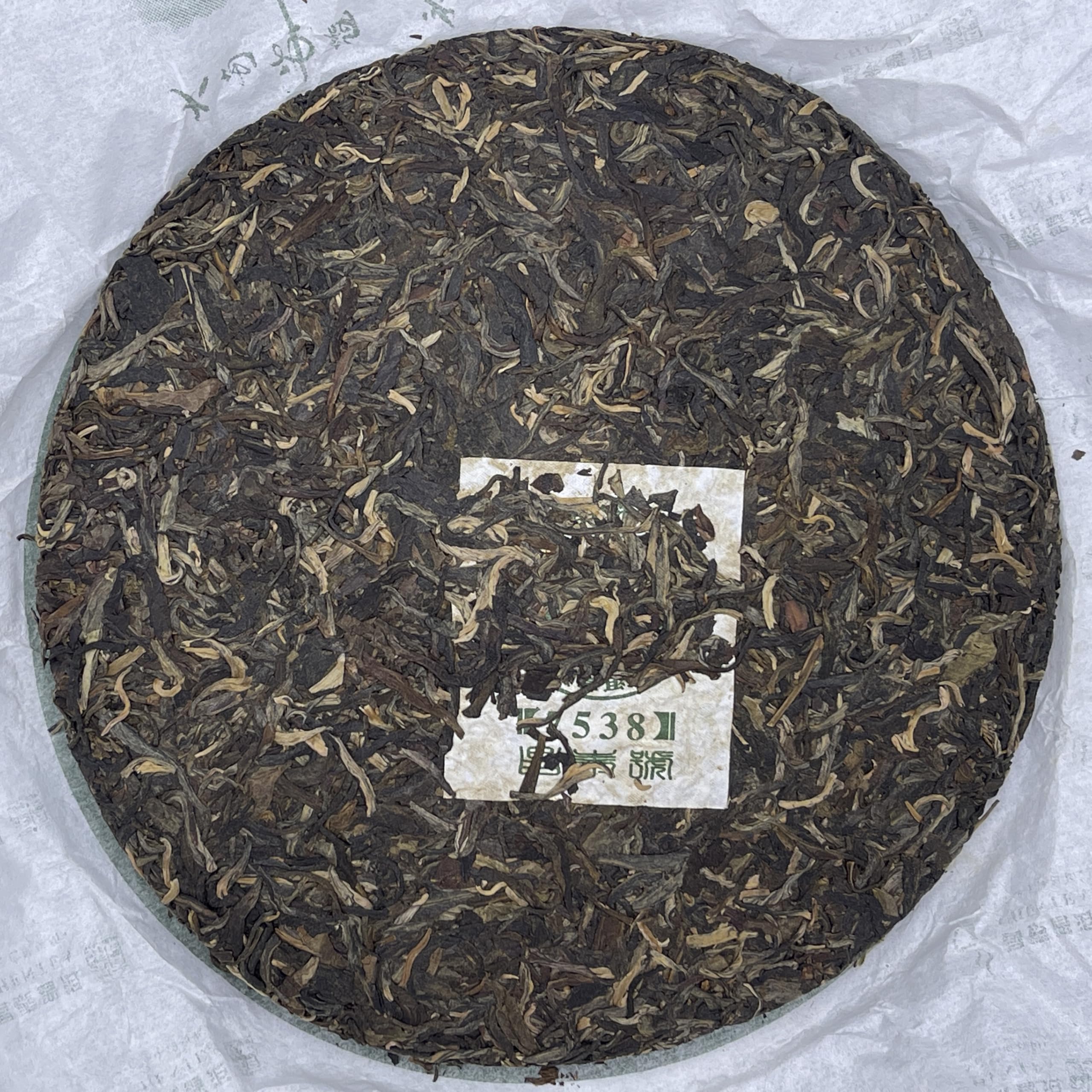 Pu-Erh tea,2007,Changtai Hao 7538,357g,Raw