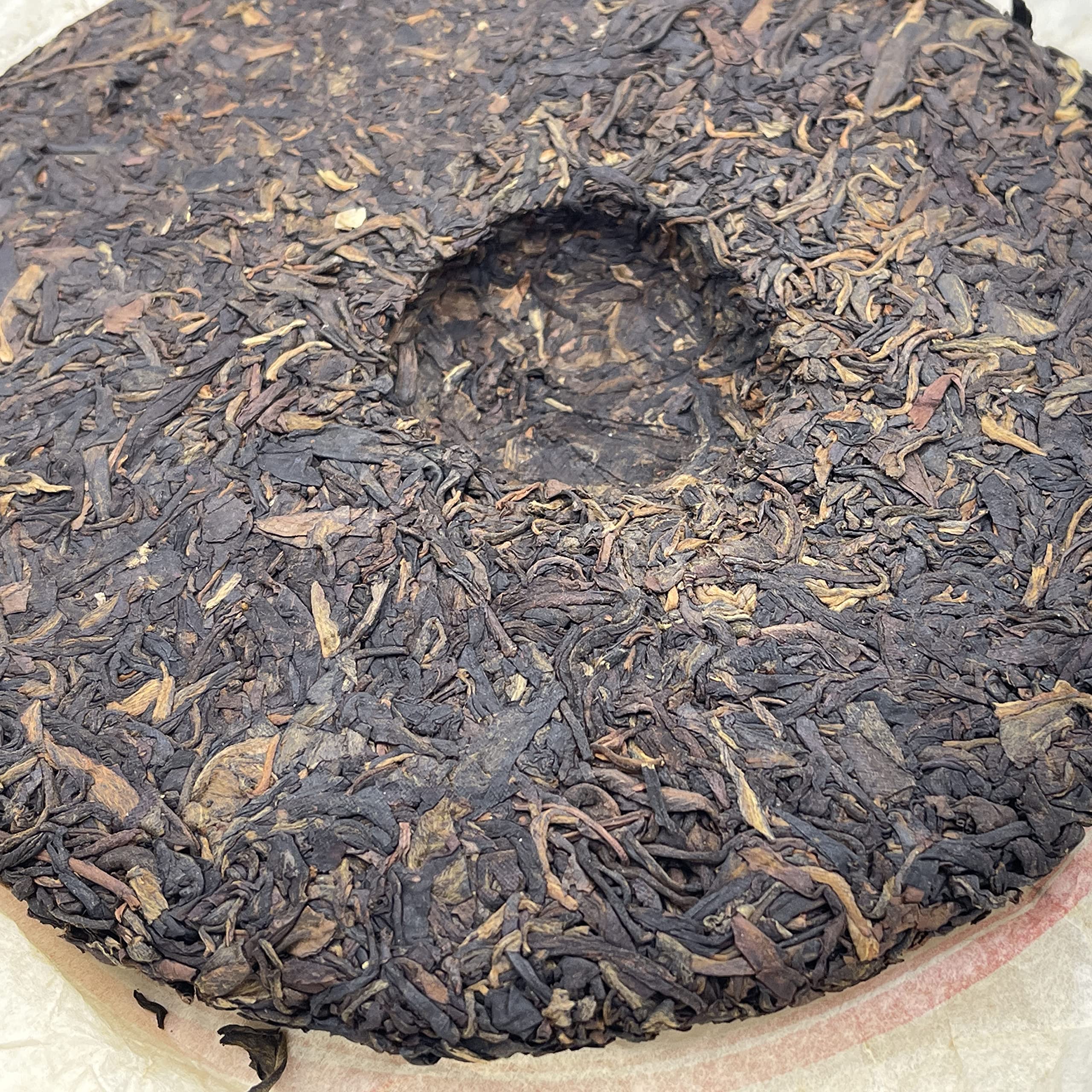 2007 China Tea Ba Ba Green Raw Pu-erh Tea Cake, 357g, from Yunnan